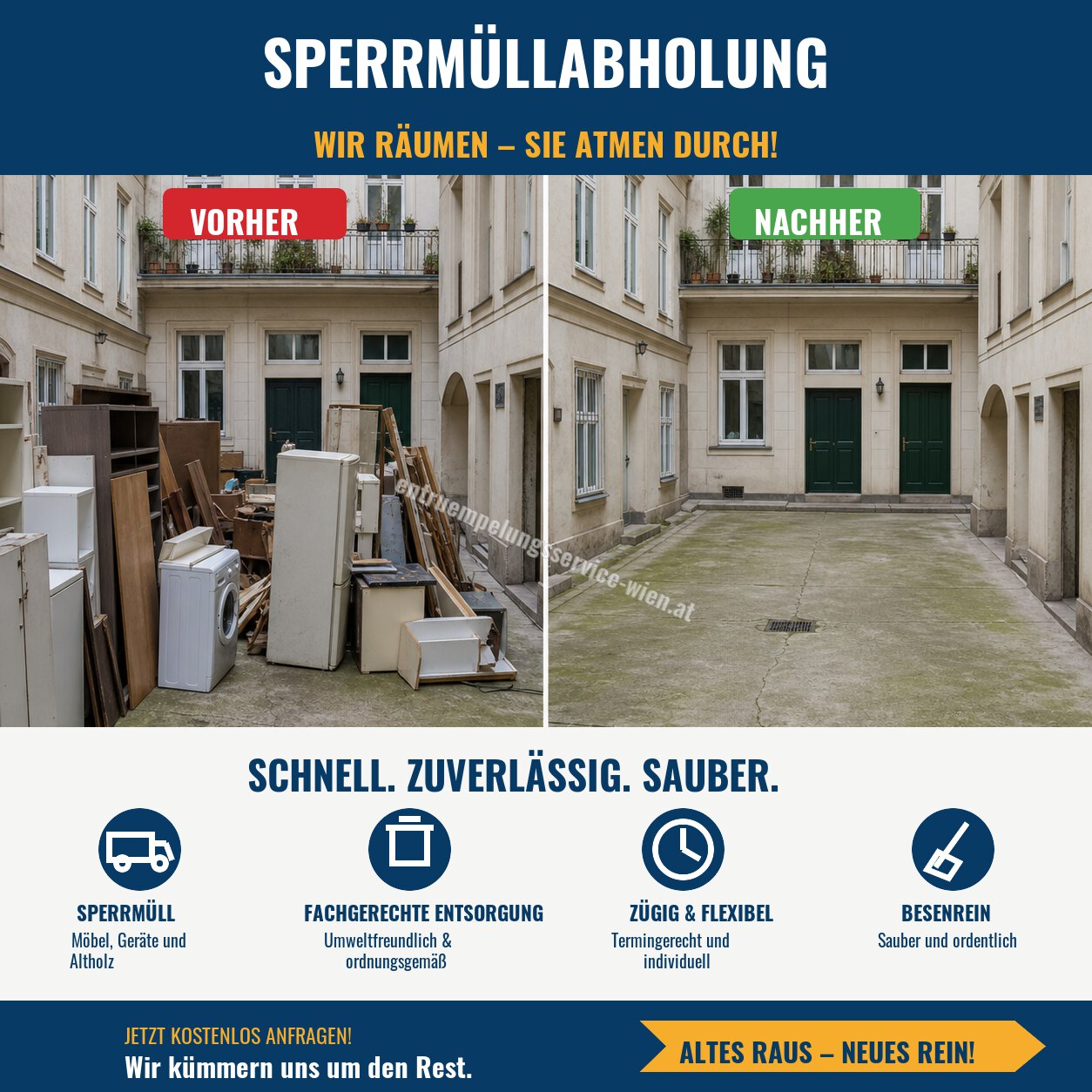 Sperrmüllabholung: fachgerechte Entsorgung