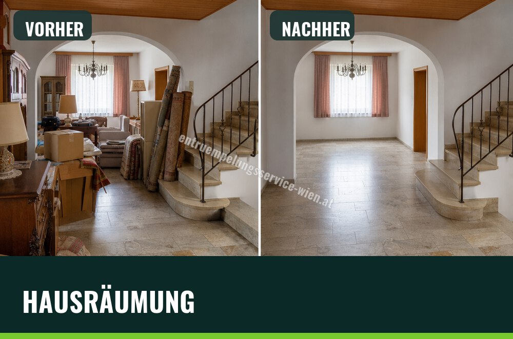 Hausräumung in Wien: Hausräumung